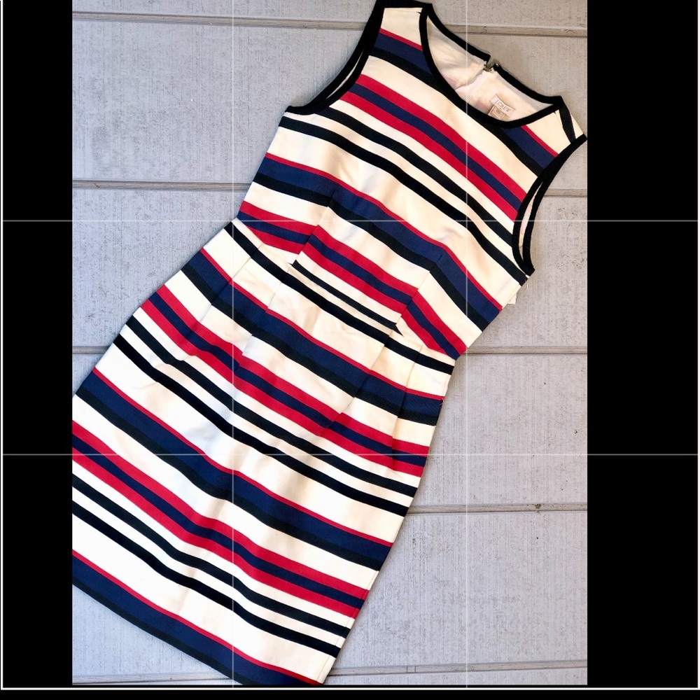 NWOT J. Crew striped dress